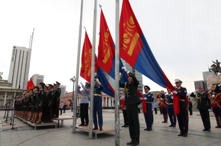 Монгол Улсын Ерөнхийлөгч, Зэвсэгт хүчний Ерөнхий командлагч Х.Баттулга Төрийн далбааны өдөрт зориулсан цэргийн ёслолын жагсаалын нээлтэд оролцож, үг хэллээ